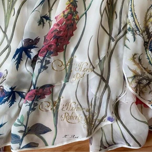 Roberto Cavalli Silk Floral Skirt - Picture 8 of 14